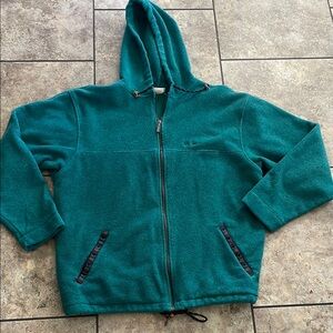 90’s L. L. Bean Vintage Teal Fleece Jacket